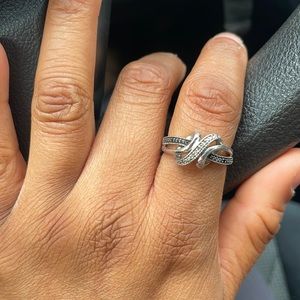 Kay Jewelry Black and White Diamond Ring